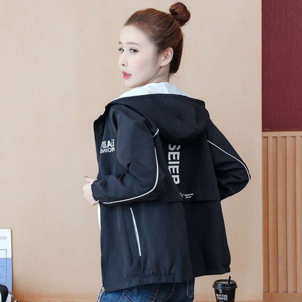 women's jackets coats spring and autumn short windbreaker 2021 korean loose casual versatile jacket baseball thin ckib, Black;brown
women's jackets coats spring and autumn short windbreaker 2021 korean loose casual versatile jacket baseball thin ckib, Black;brown
