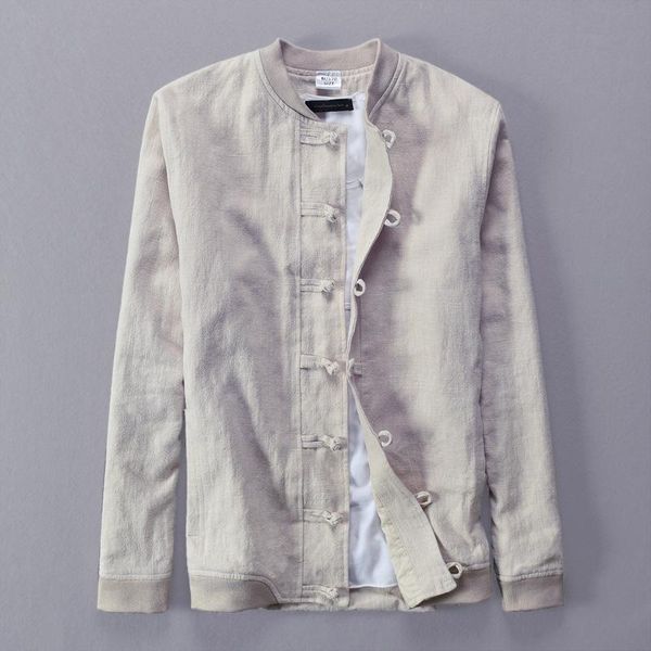 men's jackets long sleeve linen cotton jacket khaki dark blue chinese style spring casual men solid thin for 2021, Black;brown
men's jackets long sleeve linen cotton jacket khaki dark blue chinese style spring casual men solid thin for 2021, Black;brown