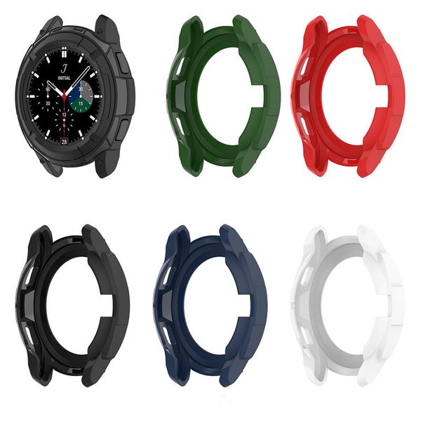 tpu soft protective case for galaxy watch 4 classic full protection frame cover shell screen protector clear cases 42mm 46mm
tpu soft protective case for galaxy watch 4 classic full protection frame cover shell screen protector clear cases 42mm 46mm