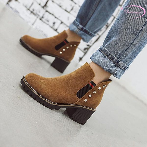 boots casual style round toe ankle rivets fringe stretch black beige yellow high-heeled chunky motorcycle women's shoes
boots casual style round toe ankle rivets fringe stretch black beige yellow high-heeled chunky motorcycle women's shoes