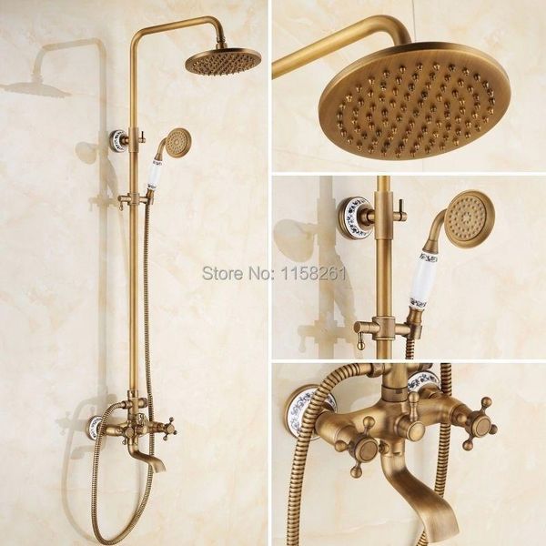 shower faucets antique brass finish bathroom rainfall with spray durable construction faucet set 9135 sets
shower faucets antique brass finish bathroom rainfall with spray durable construction faucet set 9135 sets