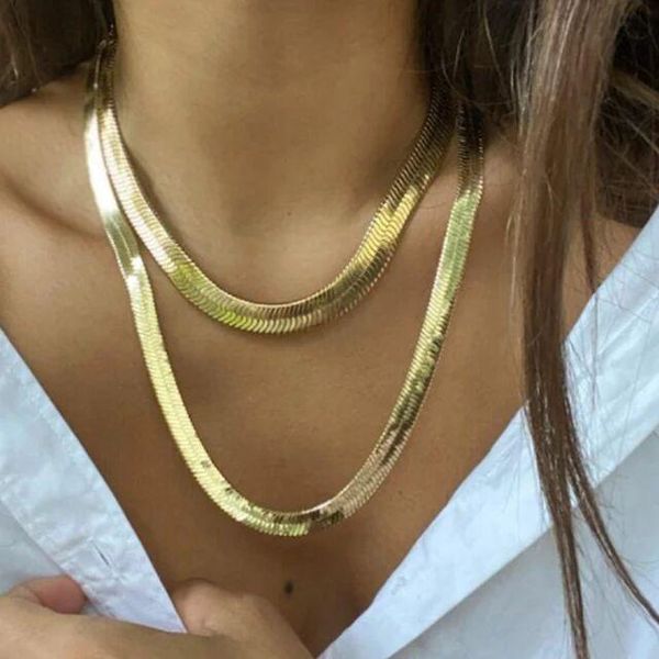 chains european design women charm 4mm 6mm 8mm width snake chain choker jewelry unique 2021 fashion 18k gold plated necklaces, Silver
chains european design women charm 4mm 6mm 8mm width snake chain choker jewelry unique 2021 fashion 18k gold plated necklaces, Silver