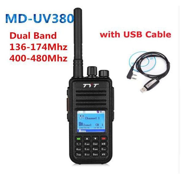walkie talkie good quality waterproof dmr digital mobile two way radio/walkie md-uv380 dual band ctcss/dcs/dtmf transceiver with gps
walkie talkie good quality waterproof dmr digital mobile two way radio/walkie md-uv380 dual band ctcss/dcs/dtmf transceiver with gps