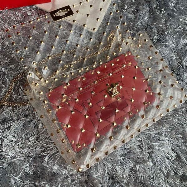 candy bag flap handbag zipper purse sheepskin leather jelly transparent shoulder bag with rivet chain crossbody bags wallet hasp
candy bag flap handbag zipper purse sheepskin leather jelly transparent shoulder bag with rivet chain crossbody bags wallet hasp