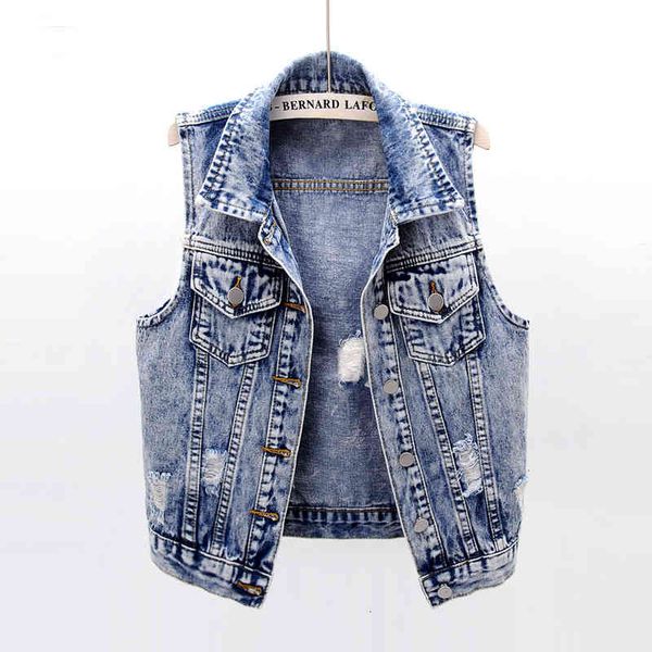 women's jackets jackets women sleeveless denim vests ripped holes vintage korean slim dress t-shirt waistcoats g248, Black;brown
women's jackets jackets women sleeveless denim vests ripped holes vintage korean slim dress t-shirt waistcoats g248, Black;brown