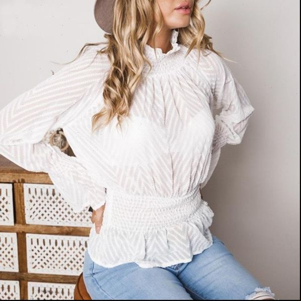 white mesh women blouses womens autumn turtleneck chiffon ladies fashion shirt drop good quality
white mesh women blouses womens autumn turtleneck chiffon ladies fashion shirt drop good quality