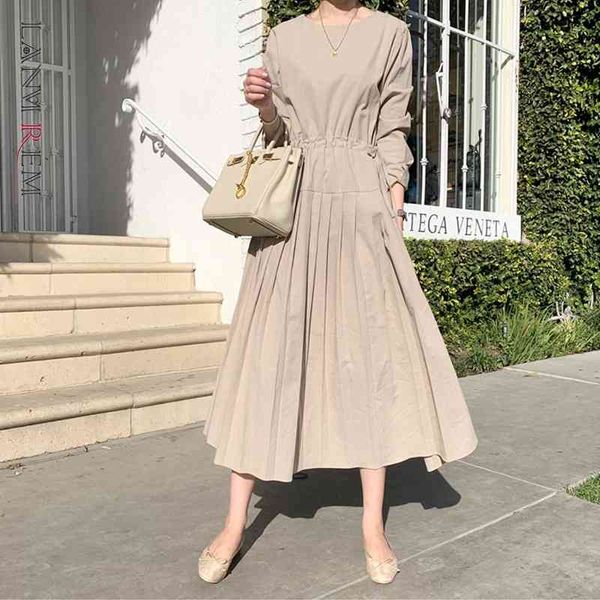 women purple drawstring pleated mid-dress round neck three quarter loose fit fashion spring autumn 2e1424 210507, Black;gray
women purple drawstring pleated mid-dress round neck three quarter loose fit fashion spring autumn 2e1424 210507, Black;gray