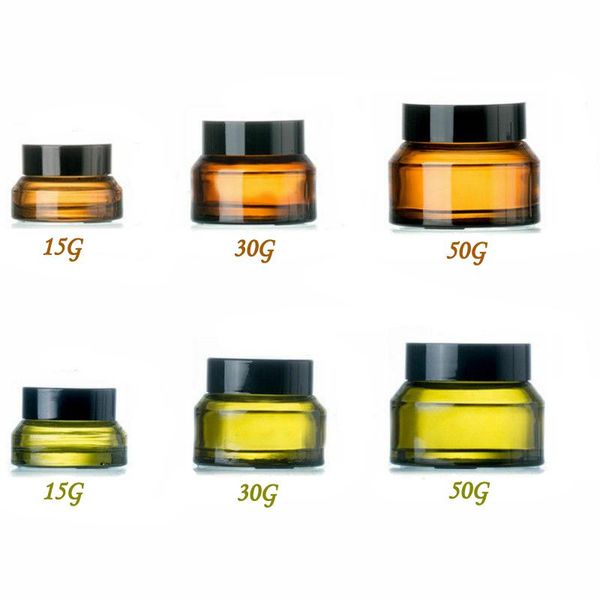storage bottles & jars 10pcs empty refillable amber glass face cream lotion eye shadow nail make up powder sample
storage bottles & jars 10pcs empty refillable amber glass face cream lotion eye shadow nail make up powder sample