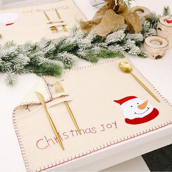 mats & pads snowman santa claus christmas embroidery rectangle table mat placemat dish protect
mats & pads snowman santa claus christmas embroidery rectangle table mat placemat dish protect