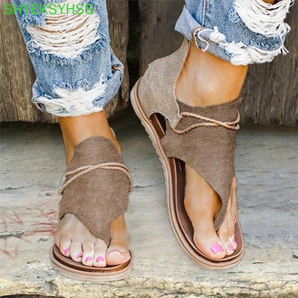 summer women strap sandals women's flats open toe leopard casual shoes rome plus size 36-43 thong ladies, Black
summer women strap sandals women's flats open toe leopard casual shoes rome plus size 36-43 thong ladies, Black