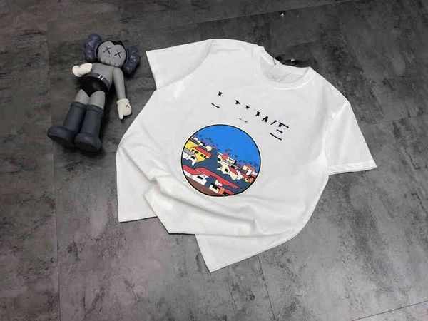 2022 factory wholesale new loe + summer short sleeve women's trend cartoon resort t-shirt, White
2022 factory wholesale new loe + summer short sleeve women's trend cartoon resort t-shirt, White