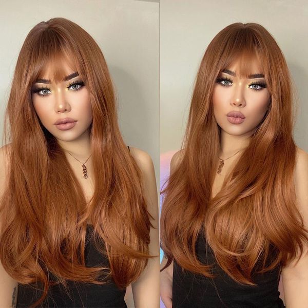 synthetic wigs henry margu ombre red brown copper ginger long wig for women natural wave with bangs heat resistant cosplay hair, Black
synthetic wigs henry margu ombre red brown copper ginger long wig for women natural wave with bangs heat resistant cosplay hair, Black