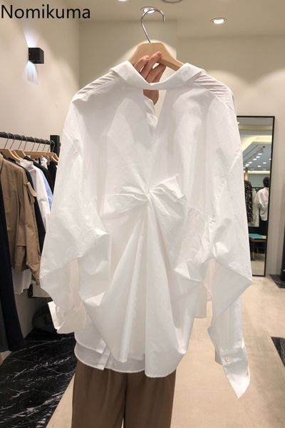 nomikuma korean back hollow-out twisted blouse causal long sleeve turn-down collar shirt spring new blusas femme 6f505 210427, White
nomikuma korean back hollow-out twisted blouse causal long sleeve turn-down collar shirt spring new blusas femme 6f505 210427, White