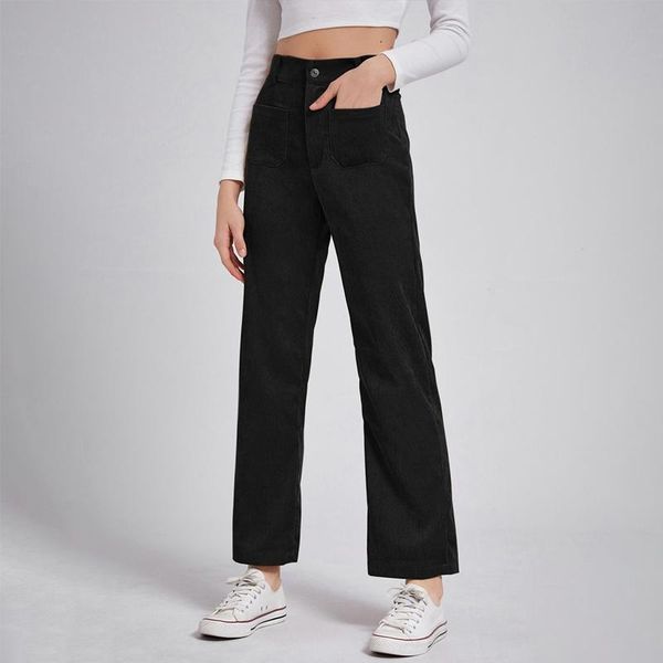 women's pants & capris 2021 autumn and winter foreign trade fashion leisure simple slim straight downlight core velvet wish, Black;white
women's pants & capris 2021 autumn and winter foreign trade fashion leisure simple slim straight downlight core velvet wish, Black;white