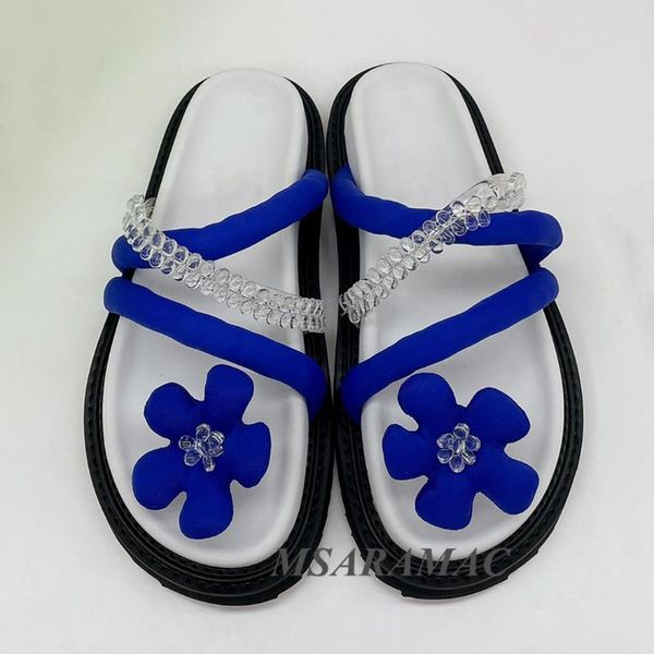 slippers summer white blue flowers flip flops leather flat fashion sweet girls outer wear dress shoes, Black
slippers summer white blue flowers flip flops leather flat fashion sweet girls outer wear dress shoes, Black