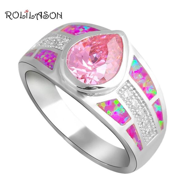 cluster rings rolilaso femme pink fire opal stamped silver ring for women usa sz #6#7#7.5#8#9 cubic zirconia fashion jewelry or660, Golden;silver
cluster rings rolilaso femme pink fire opal stamped silver ring for women usa sz #6#7#7.5#8#9 cubic zirconia fashion jewelry or660, Golden;silver