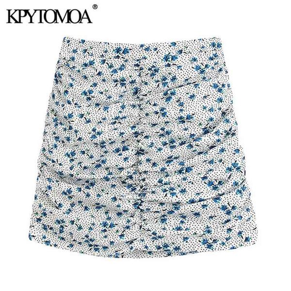 women chic fashion floral print draped mini skirt vintage high waist back zipper female skirts casual faldas mujer 210420, Black
women chic fashion floral print draped mini skirt vintage high waist back zipper female skirts casual faldas mujer 210420, Black