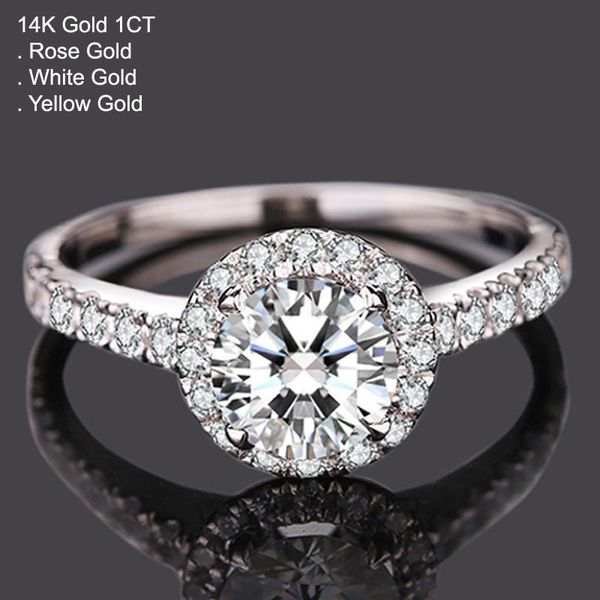 cluster rings 14k white gold 1 moissanite diamond ring women round crown luxury wedding party engagement anniversary ct d color, Golden;silver
cluster rings 14k white gold 1 moissanite diamond ring women round crown luxury wedding party engagement anniversary ct d color, Golden;silver