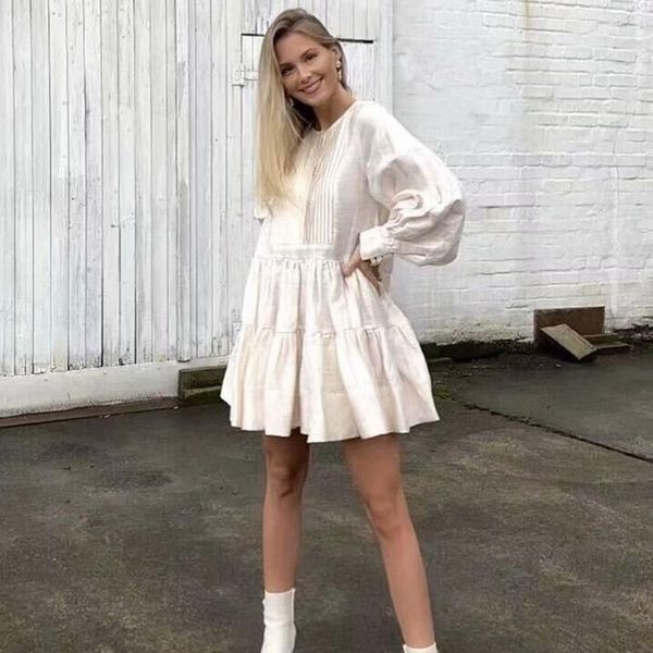 casual dresses autumn line draped party dress women long balloon sleeves tuxedo shirt femme tiered pleating boho winter, Black;gray
casual dresses autumn line draped party dress women long balloon sleeves tuxedo shirt femme tiered pleating boho winter, Black;gray