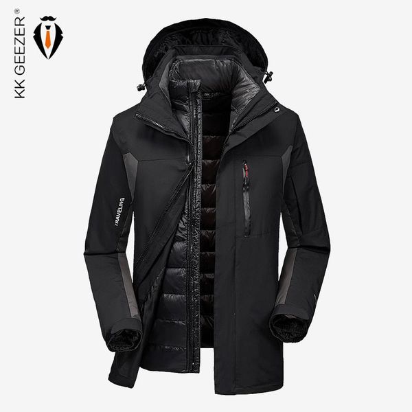 men's jackets winter jacket men down waterproof softshell 2 sets 80% duck fashion warm parka snow coat thick windproof, Black;brown
men's jackets winter jacket men down waterproof softshell 2 sets 80% duck fashion warm parka snow coat thick windproof, Black;brown