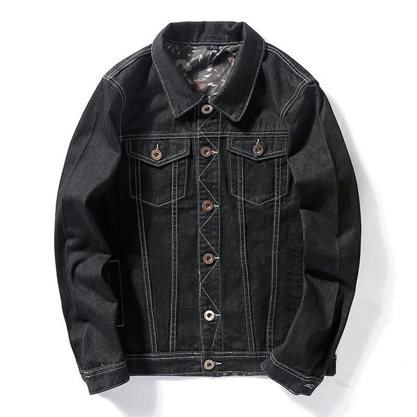 men's jackets 2021 spring black denim jacket fashion casual slim fit male jean coat, Black;brown
men's jackets 2021 spring black denim jacket fashion casual slim fit male jean coat, Black;brown