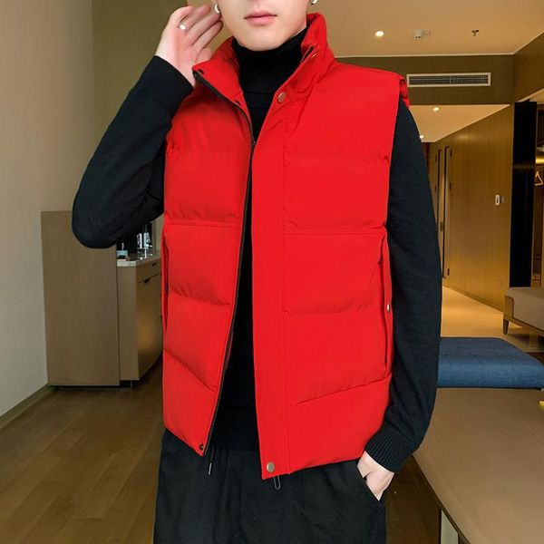 men's vests mens jacket vest 2021 autumn winter warm sleeveless waistcoat fashion casual coats work clothes, Black;white
men's vests mens jacket vest 2021 autumn winter warm sleeveless waistcoat fashion casual coats work clothes, Black;white