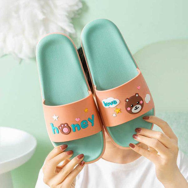slippers female summer indoor bathroom bath cute cartoon couple cool slippers male new home, Black
slippers female summer indoor bathroom bath cute cartoon couple cool slippers male new home, Black