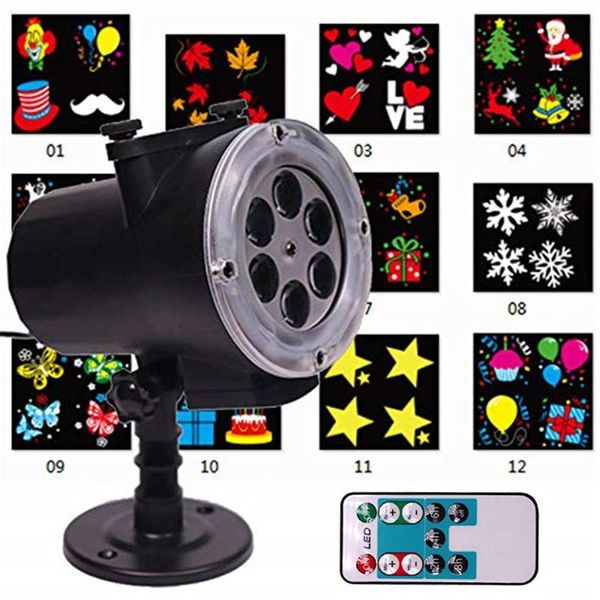 effects 6w waterproof led projector light 12 slides with remote controller christmas landscape decoration for holiday,party,garden,patio
effects 6w waterproof led projector light 12 slides with remote controller christmas landscape decoration for holiday,party,garden,patio