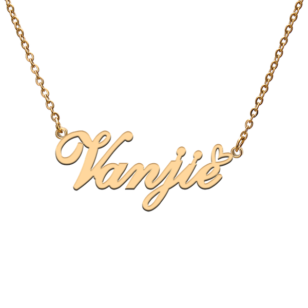 charms god with love heart personalized character necklace name vanjie for friend jewelry gift, Bronze;silver
charms god with love heart personalized character necklace name vanjie for friend jewelry gift, Bronze;silver