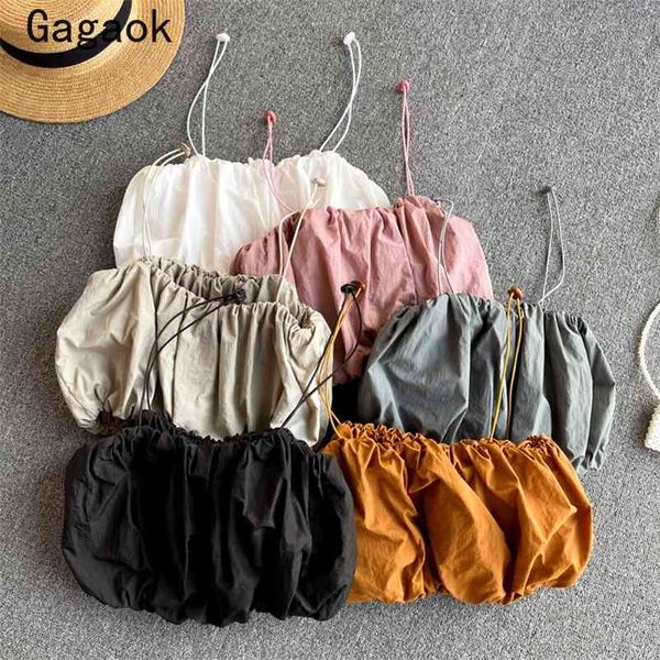 crop women summer solid sweet candy color navel camis slim korean chic fashion female wild camisole 210531, White
crop women summer solid sweet candy color navel camis slim korean chic fashion female wild camisole 210531, White