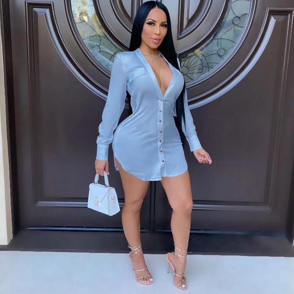 casual dresses deep v neck women black mini dress 2021 autumn long sleeve single breasted shirts bodycon party clubwear white, Black;gray
casual dresses deep v neck women black mini dress 2021 autumn long sleeve single breasted shirts bodycon party clubwear white, Black;gray