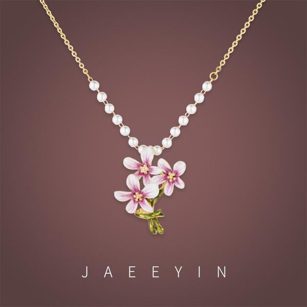 chains jaeeyin2021 french oil dripping ins style fashion pear flower pearl chain necklace pastoral fresh children, Silver
chains jaeeyin2021 french oil dripping ins style fashion pear flower pearl chain necklace pastoral fresh children, Silver