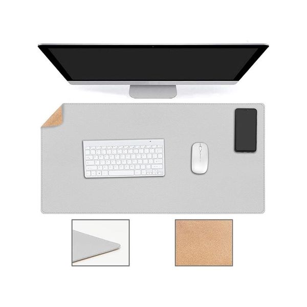 mouse pads & wrist rests pu leather desk mat waterproof dustproof double-sided pad eco-friendly cork for home office game grey
mouse pads & wrist rests pu leather desk mat waterproof dustproof double-sided pad eco-friendly cork for home office game grey