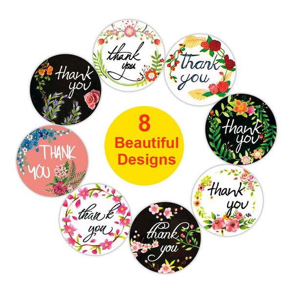 gift wrap flower paper thank you sticker for wedding business decor supplies label 
gift wrap flower paper thank you sticker for wedding business decor supplies label