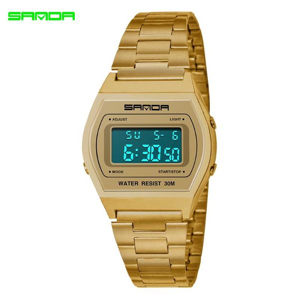 wristwatches fashion sport watches men waterproof led digital black gold silver clock relogio masculino 2021, Slivery;brown
wristwatches fashion sport watches men waterproof led digital black gold silver clock relogio masculino 2021, Slivery;brown