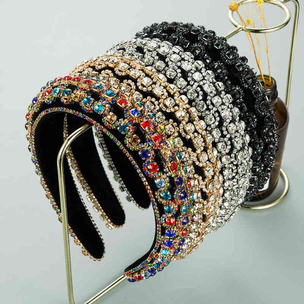 shiny princess tiara za hairband padded women big crystal headband gold black crown head piece prom hair accessories jewelry, Silver
shiny princess tiara za hairband padded women big crystal headband gold black crown head piece prom hair accessories jewelry, Silver