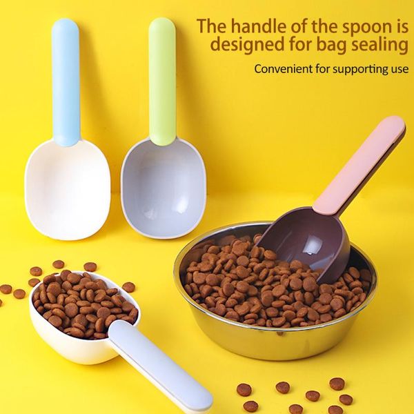 dog bowls & feeders pet cat shovel mutli-function feeding scoop spoon with sealing bag clip creative measuring thickened cup supplies
dog bowls & feeders pet cat shovel mutli-function feeding scoop spoon with sealing bag clip creative measuring thickened cup supplies