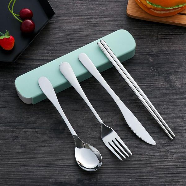 4pcs/set stainless steel cutlery set useful travel picnic children's school tableware dinnerware sets
4pcs/set stainless steel cutlery set useful travel picnic children's school tableware dinnerware sets