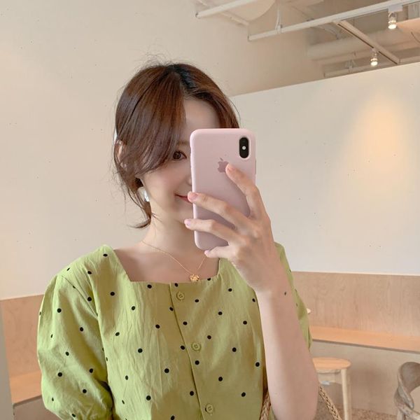 women shirt square print green femme casual short sleeve cotton girls blouse plus size summer blouses top, White
women shirt square print green femme casual short sleeve cotton girls blouse plus size summer blouses top, White