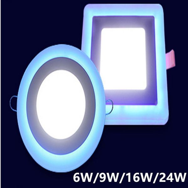 panel lights led downlight blue+white 2 color 6w 12w 16w 24w ceiling recessed light painel lamp decoration round square
panel lights led downlight blue+white 2 color 6w 12w 16w 24w ceiling recessed light painel lamp decoration round square