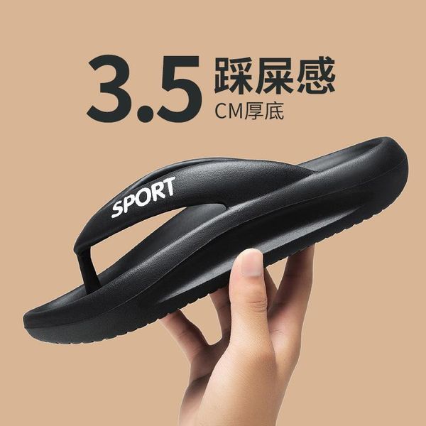 slippers size 45 flip flops for men eva platform soft sole wedges summer beach casual thick bottom non-slip couple slides, Black
slippers size 45 flip flops for men eva platform soft sole wedges summer beach casual thick bottom non-slip couple slides, Black