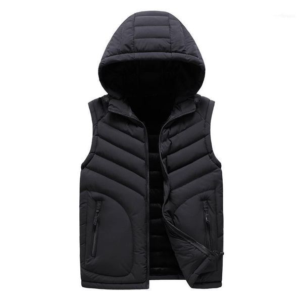 men's vests manloric 2021 autumn and winter solid men down jacket vest hat detachable wasitcoat 28281, Black;white
men's vests manloric 2021 autumn and winter solid men down jacket vest hat detachable wasitcoat 28281, Black;white