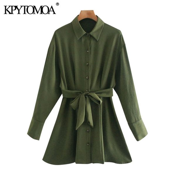 women chic fashion with belt button-up mini shirt dress long sleeve elastic waist female dresses mujer 210420, White
women chic fashion with belt button-up mini shirt dress long sleeve elastic waist female dresses mujer 210420, White