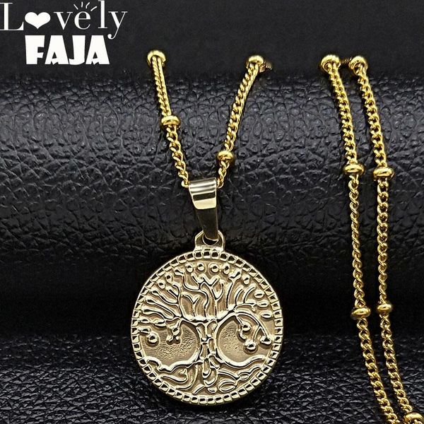 fashion tree of life stainless steel chain necklace for women gold color necklaces & pendants jewerly collares n19592 pendant, Silver
fashion tree of life stainless steel chain necklace for women gold color necklaces & pendants jewerly collares n19592 pendant, Silver