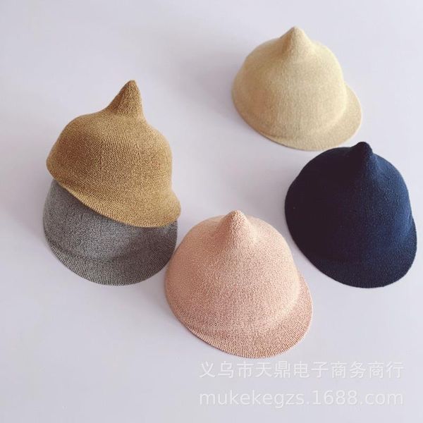 children peaked caps breathable boys and girls babies fashion solid color hats horn straw summer toddler kids cone cap &, Yellow
children peaked caps breathable boys and girls babies fashion solid color hats horn straw summer toddler kids cone cap &, Yellow