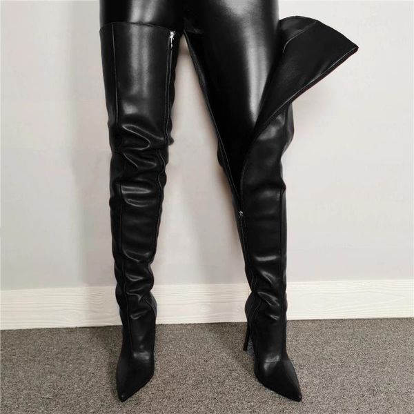 boots stiletto high heels over the knee women stretch thigh lady spring autumn long pole dancing shoes, Black
boots stiletto high heels over the knee women stretch thigh lady spring autumn long pole dancing shoes, Black
