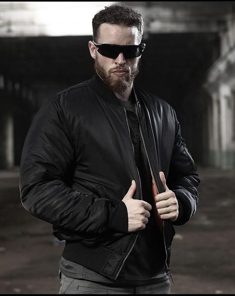 men's jackets ma1 army air force fly pilot military airborne flight tactical bomber men winter warm aviator motorcycle down coat i, Black;brown
men's jackets ma1 army air force fly pilot military airborne flight tactical bomber men winter warm aviator motorcycle down coat i, Black;brown