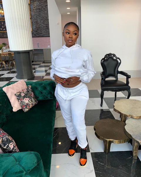 women's two piece pants streetwear tracksuit women jogger suits set long sleeve oversized sweatshirts sweatpants casual home wear fall, White
women's two piece pants streetwear tracksuit women jogger suits set long sleeve oversized sweatshirts sweatpants casual home wear fall, White