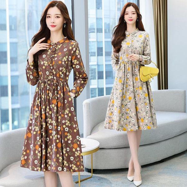casual dresses women dress winter autumn 2021 office lady vintage long sleeve patchwork cotton linen loose floral print belt, Black;gray
casual dresses women dress winter autumn 2021 office lady vintage long sleeve patchwork cotton linen loose floral print belt, Black;gray