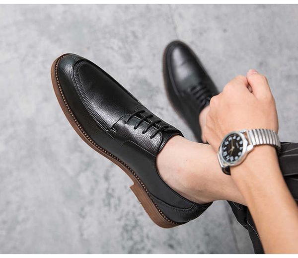 classic luxury luxury genuine leather pointed toe business brogue shoes men dress casual soft rubber for male breathable wedding designer qu, Black
classic luxury luxury genuine leather pointed toe business brogue shoes men dress casual soft rubber for male breathable wedding designer qu, Black